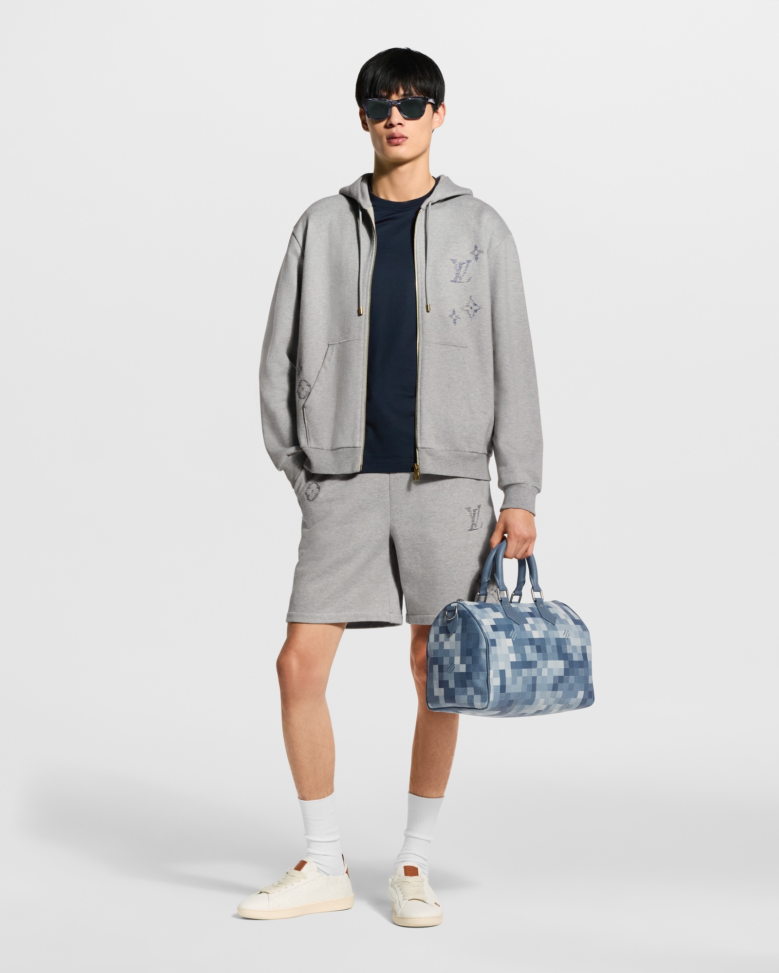 Embroidered Signature Shorts - New - For Men | LOUIS VUITTON ®